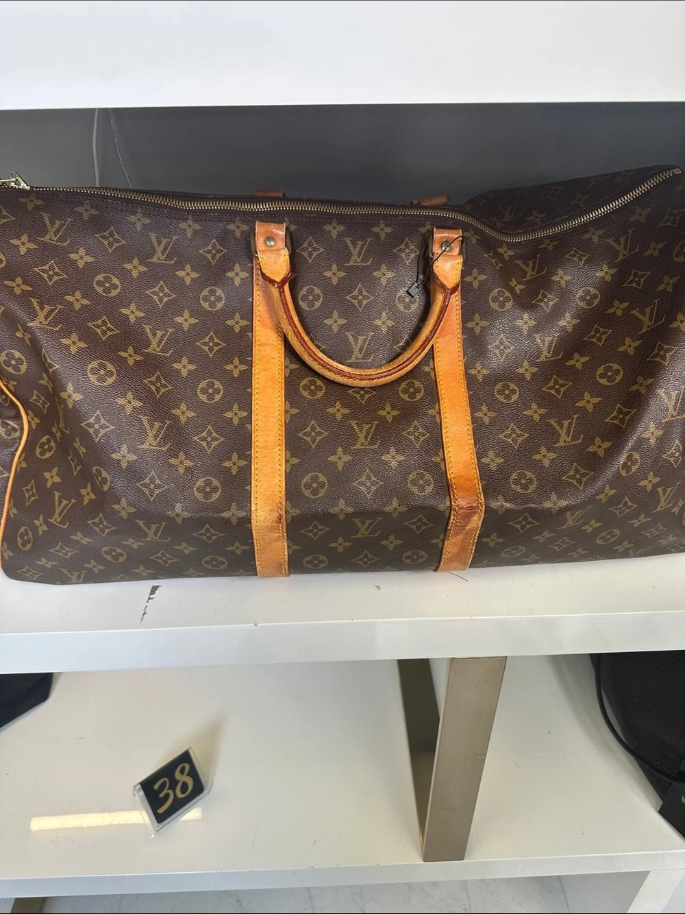 Louis Vuitton Monogram Canvas Carryall with Vachetta Trim